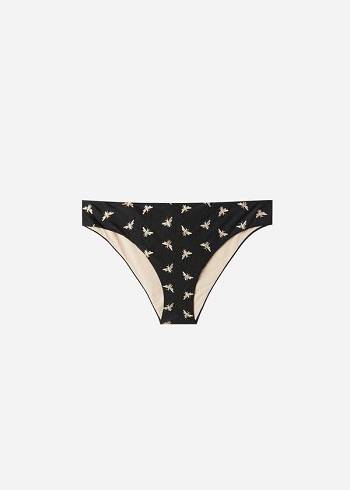 Calzedonia Atene Bikini Underdele Dame Sort | DK1291ZG