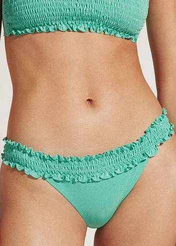 Calzedonia Brazilian Formentera Bikini Underdele Dame Grøn | DK1307PQ