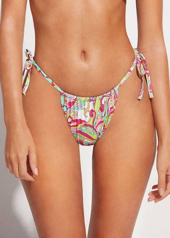 Calzedonia Brazilian String Londra Bikini Underdele Dame Flerfarvede | DK1338GL