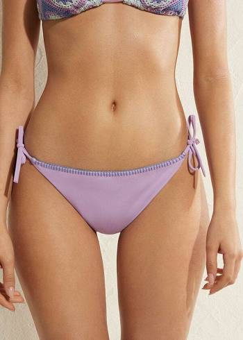 Calzedonia Brazilian String Tel Aviv Bikini Underdele Dame Lilla | DK1341KI