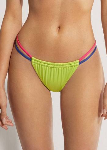 Calzedonia Brazilian String Tokyo Eco Bikini Underdele Dame Grøn | DK1346VD