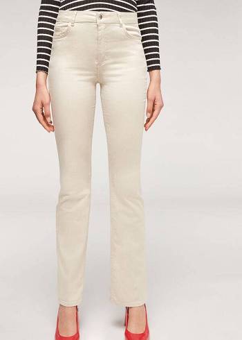 Calzedonia Eco Light Flared Denim Jeans Dame Brune Beige | DK2575AP