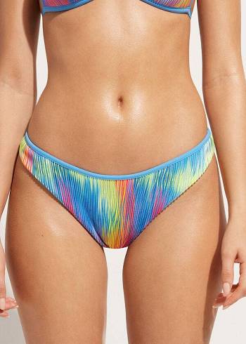 Calzedonia High-Cut Brazilian Maiorca Bikini Underdele Dame Flerfarvede | DK1442GL