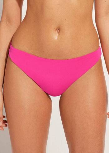 Calzedonia Indonesia Eco Low rise Bikini Underdele Dame Lyserød | DK1475CE