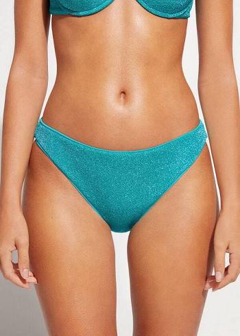 Calzedonia Las Vegas Bikini Underdele Dame Blå | DK1494GL