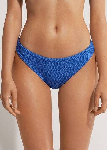 Calzedonia Mykonos Bikini Underdele Dame Blå | DK1508EX