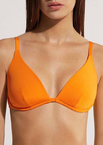 Calzedonia Push Up Indonesia Eco Bikini Toppe Dame Orange | DK1949WY