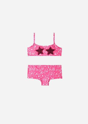 Calzedonia Star Two-Piece Jam Badedragter Børn Lyserød | DK3049HK