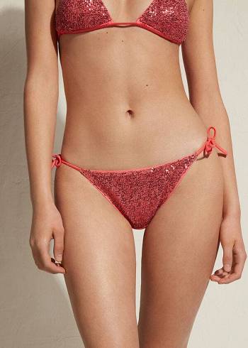 Calzedonia String Cannes Bikini Underdele Dame Lyserød | DK1587RW