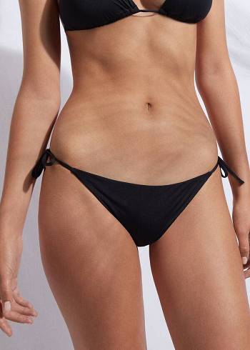 Calzedonia String Indonesia Bikini Underdele Dame Sort | DK1597FM