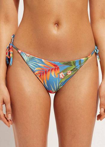 Calzedonia String Maui Bikini Underdele Dame Grøn | DK1606VD