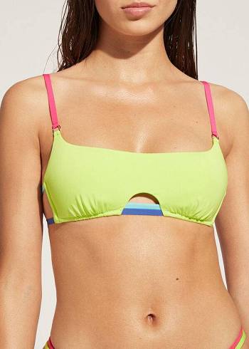 Calzedonia Tank Tokyo Eco Bikini Toppe Dame Grøn | DK2001WY