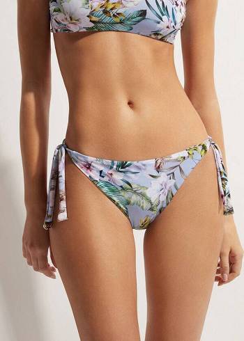 Calzedonia Tied Atene Bikini Underdele Dame Blå | DK1642UT