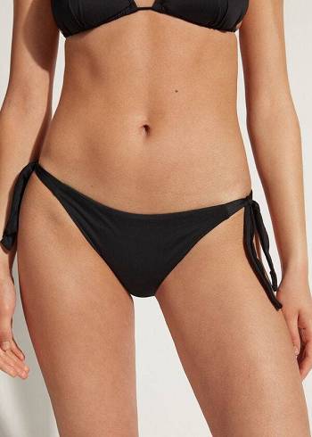 Calzedonia Tied Indonesia Bikini Underdele Dame Sort | DK1645PQ