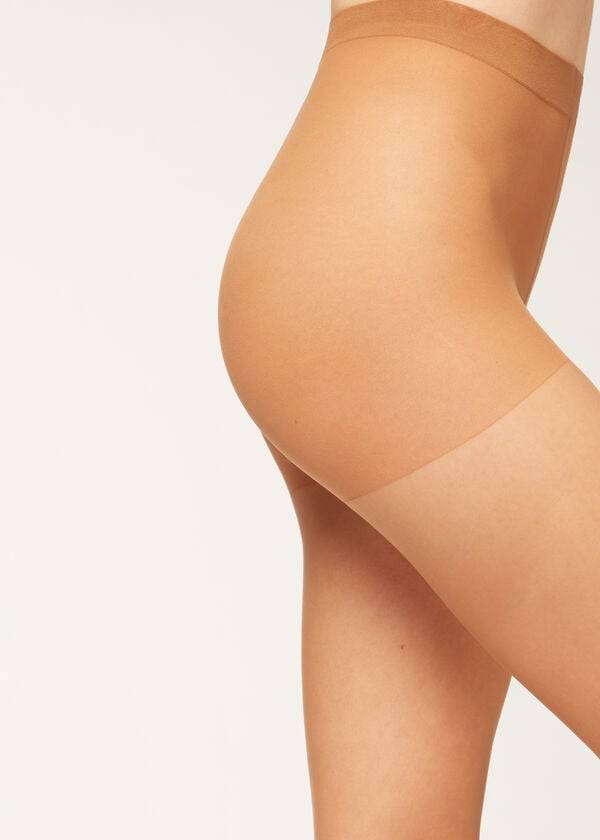 Calzedonia 20 denier essential matt Sheer Tights Dame Beige Brune | DK1146TV