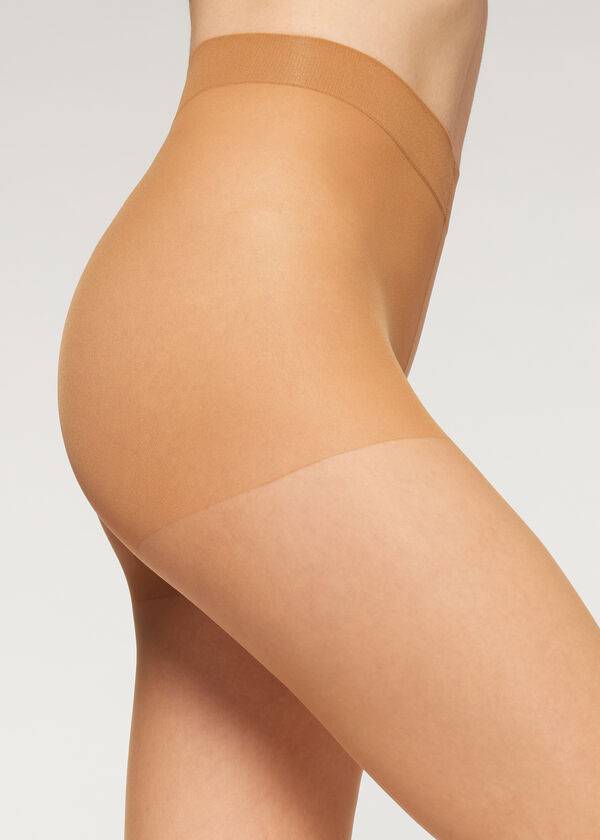 Calzedonia 20 denier essential matt Sheer Tights Dame Beige | DK1148UT