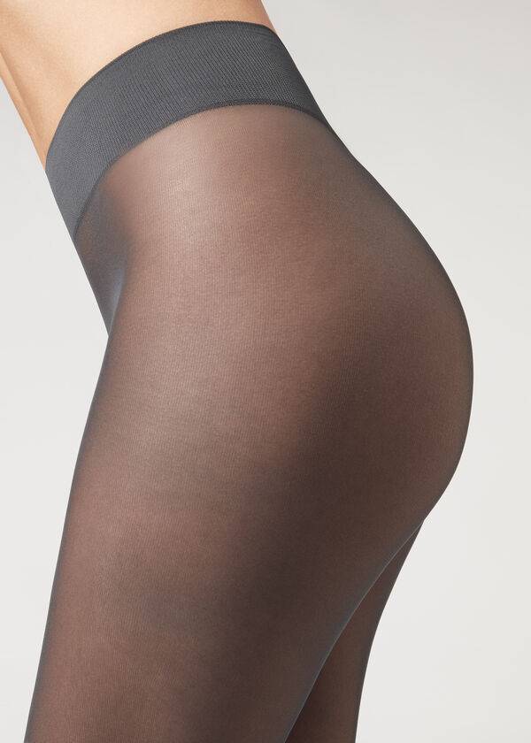 Calzedonia 30 Denier Total Komfort Soft Touch Opaque Tights Dame Grå | DK1016TV