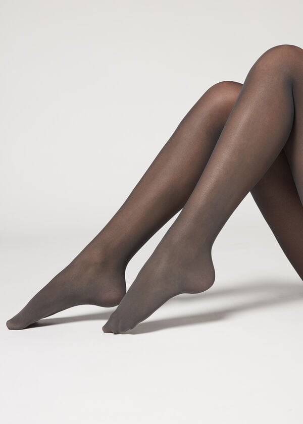 Calzedonia 30 Denier Total Komfort Soft Touch Opaque Tights Dame Grå | DK1016TV