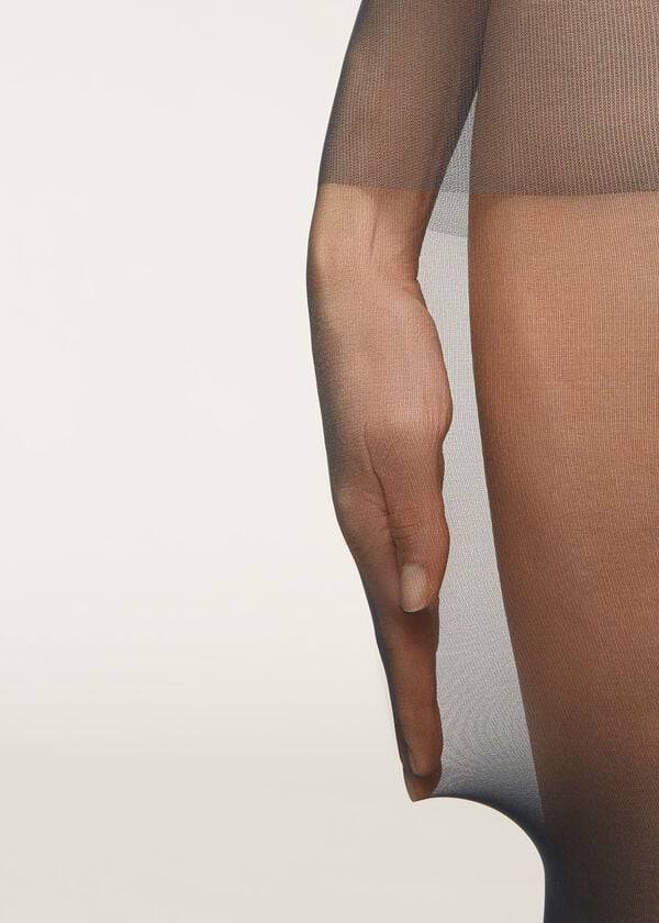 Calzedonia 40 Denier Action Medium Sheer Tights Dame Blå | DK1195WY