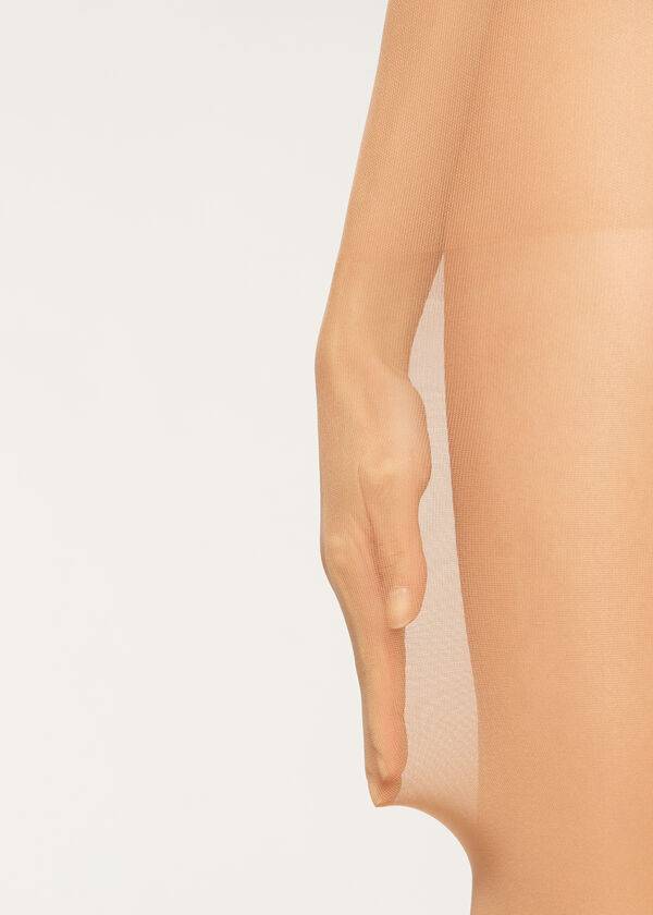 Calzedonia 40 Denier Action Strong Sheer Tights Dame Beige | DK1200UT