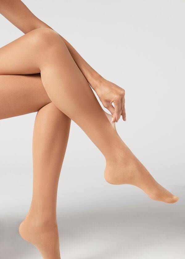 Calzedonia 40 Denier Sheer Tights Dame Beige | DK1203PQ