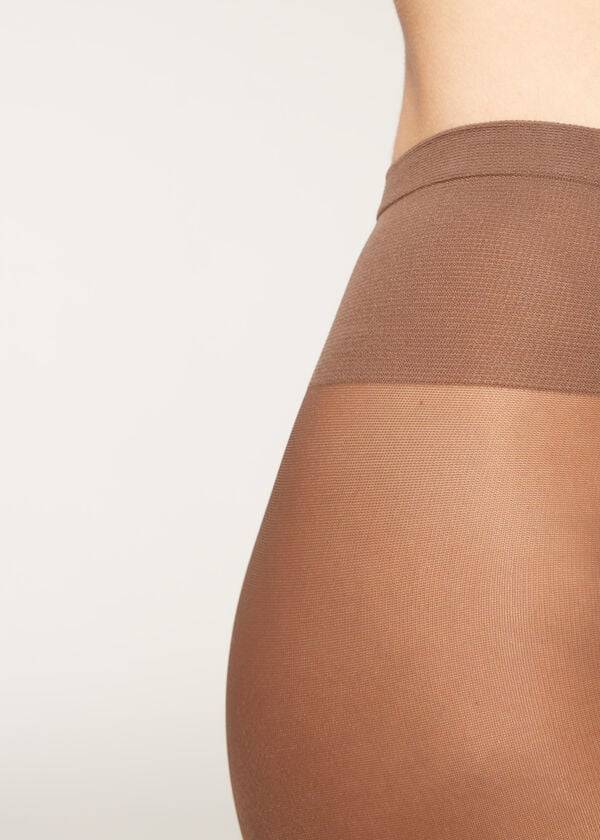 Calzedonia 40 Denier Sheer Tights Dame Brune Grå | DK1207FM