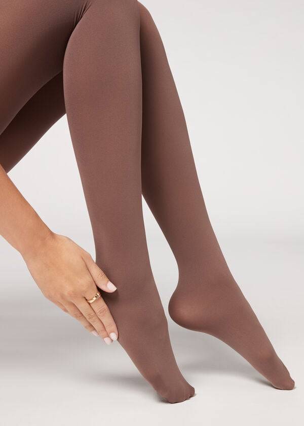 Calzedonia 50 Denier Total Komfort Soft Touch Opaque Tights Dame Brune | DK1029KI