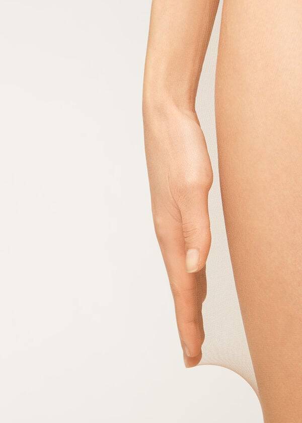 Calzedonia 8 Denier Ultra Sheer Tights Dame Beige Brune | DK1220QZ