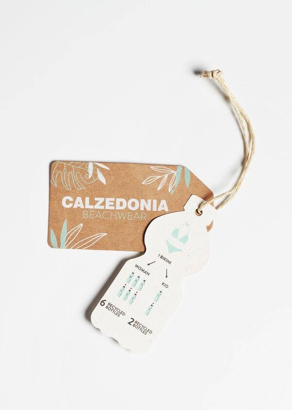 Calzedonia Adjustable Side Beverly Hills Eco Bikini Underdele Dame Blå | DK1287HK