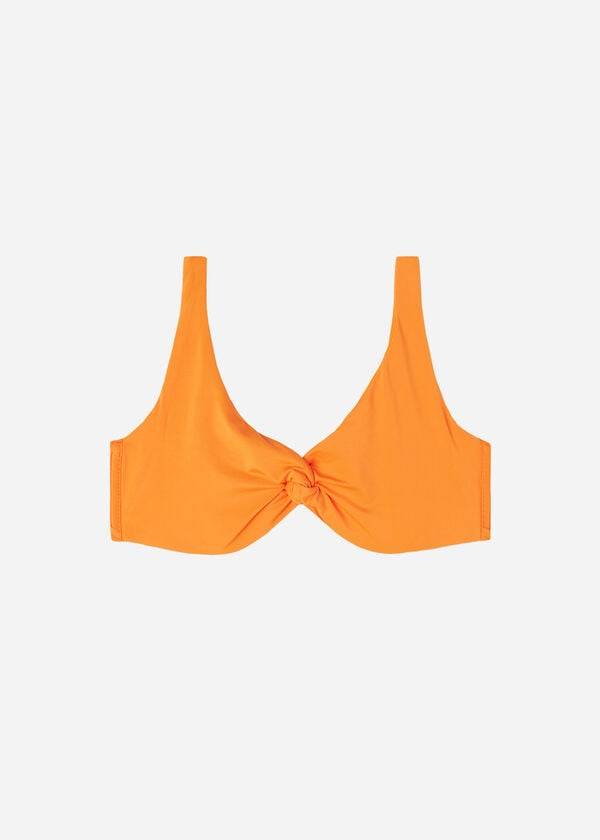 Calzedonia Balconette Indonesia Eco Bikini Toppe Dame Orange | DK1669IS