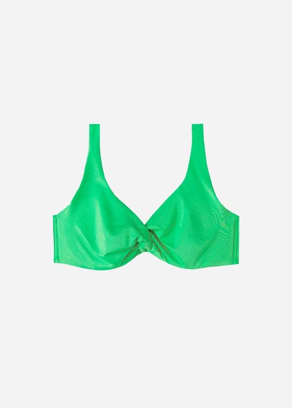 Calzedonia Balconette Indonesia Eco cobey Bikini Toppe Dame Grøn | DK1672AP