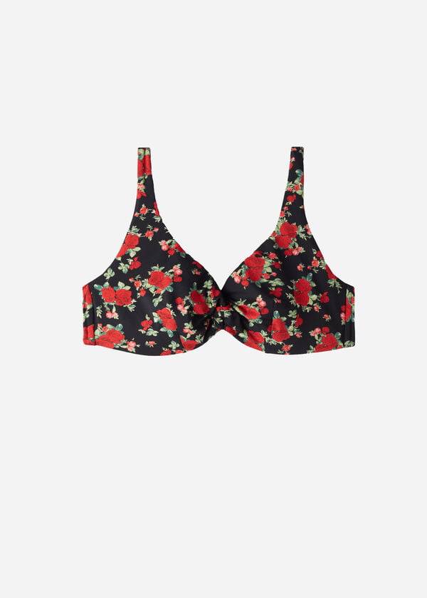 Calzedonia Balconette Rose Animal Print Nizza Bikini Toppe Dame Lyserød | DK1682XF