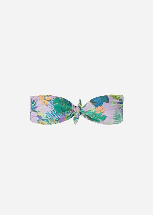 Calzedonia Bandeau Brasilia Bikini Toppe Dame Lilla | DK1686NB