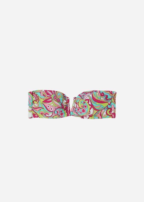 Calzedonia Bandeau Londra Bikini Toppe Dame Lyserød | DK1696OR