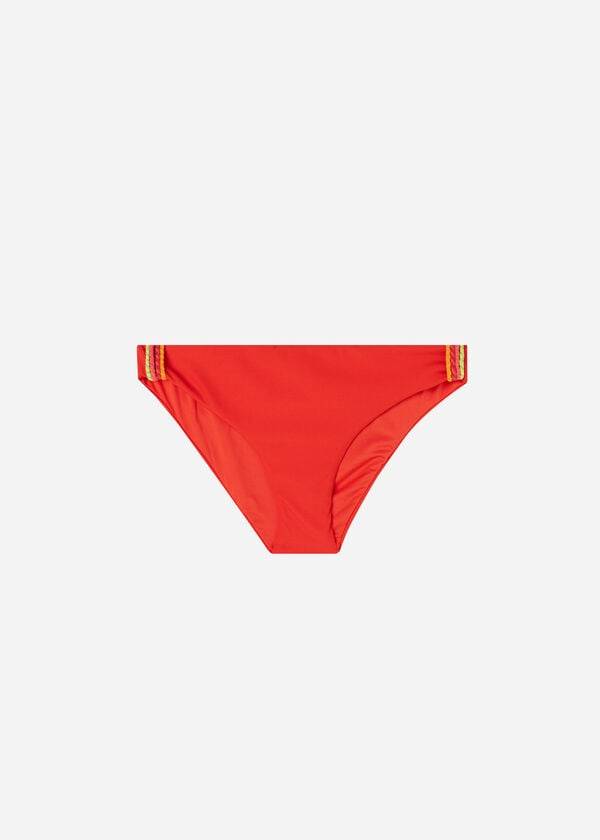 Calzedonia Berlino Bikini Underdele Dame Rød | DK1294VD