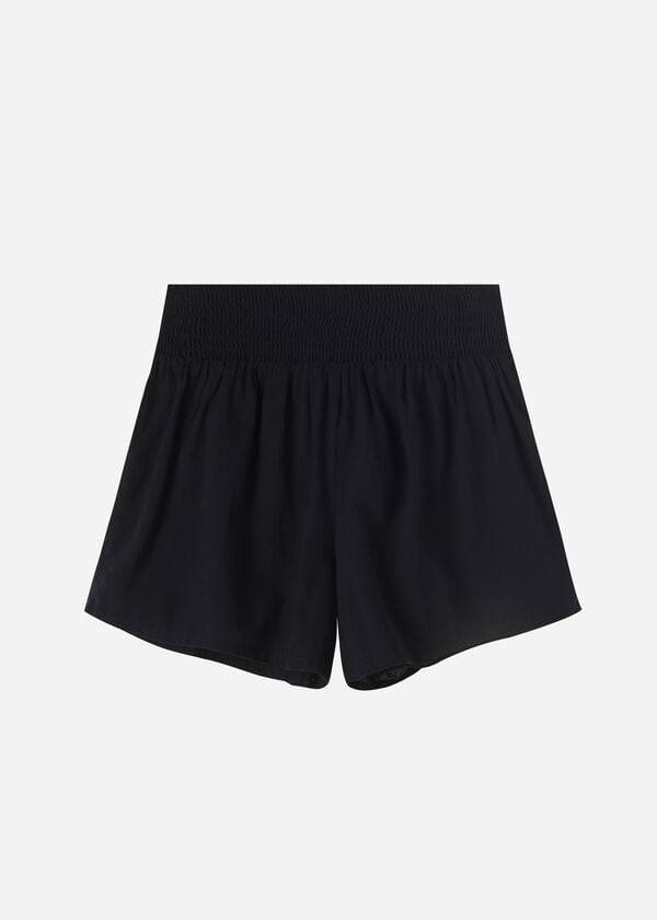 Calzedonia Bomulds Shorts Cover Ups Dame Sort | DK2125CE