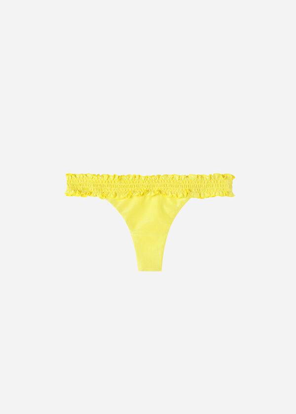 Calzedonia Brazilian Formentera Bikini Underdele Dame Gul | DK1306OR