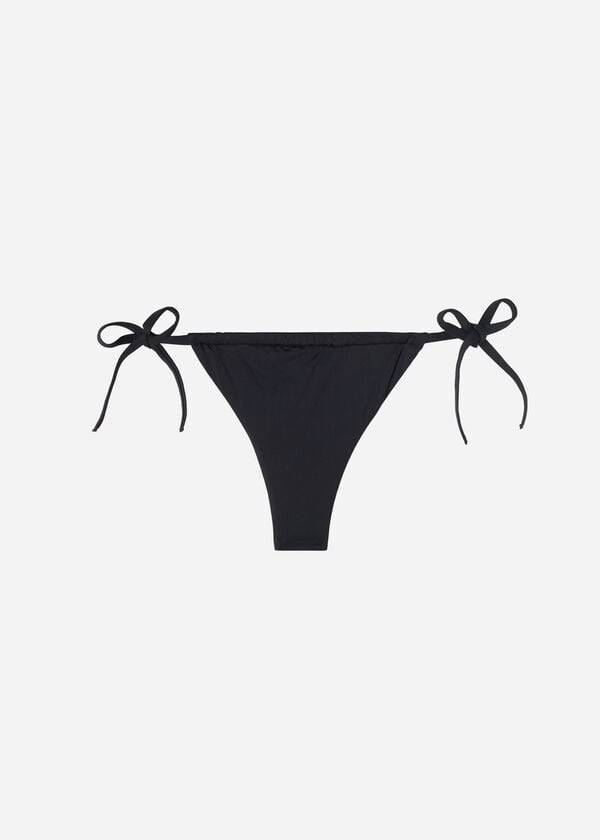 Calzedonia Brazilian String Bikini Underdele Dame Sort | DK1324QZ