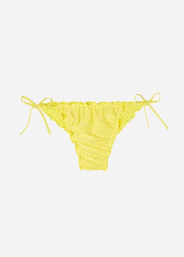 Calzedonia Brazilian String Formentera Bikini Underdele Dame Gul | DK1334AP