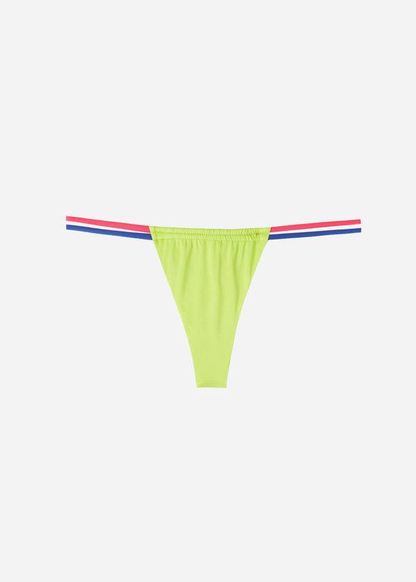 Calzedonia Brazilian String Tokyo Eco Bikini Underdele Dame Grøn | DK1346VD