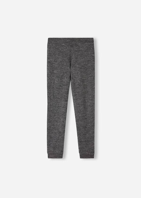 Calzedonia Cashmere Blend Stretch Sports Leggings Børn Grå | DK3121GL