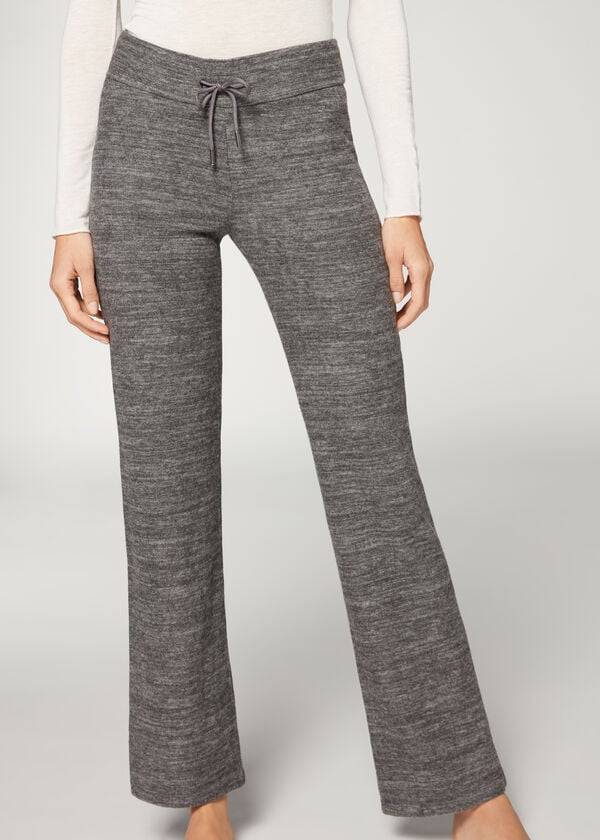 Calzedonia Cashmere Lige Leggings Dame Grå | DK2626DN