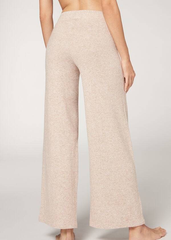 Calzedonia Cashmere Palazzo Bukser Dame Beige | DK2715DN