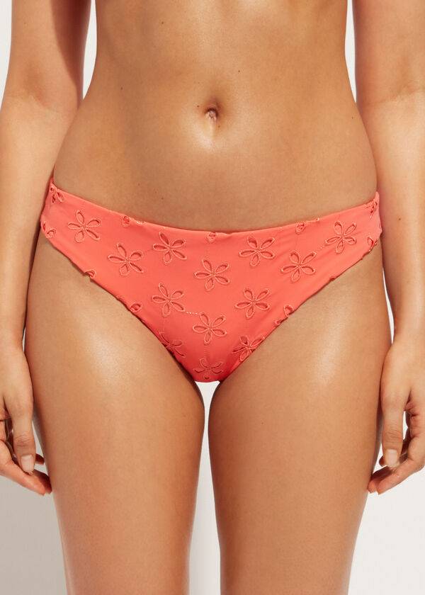 Calzedonia Corfù Bikini Underdele Dame Koral Orange | DK1372VD