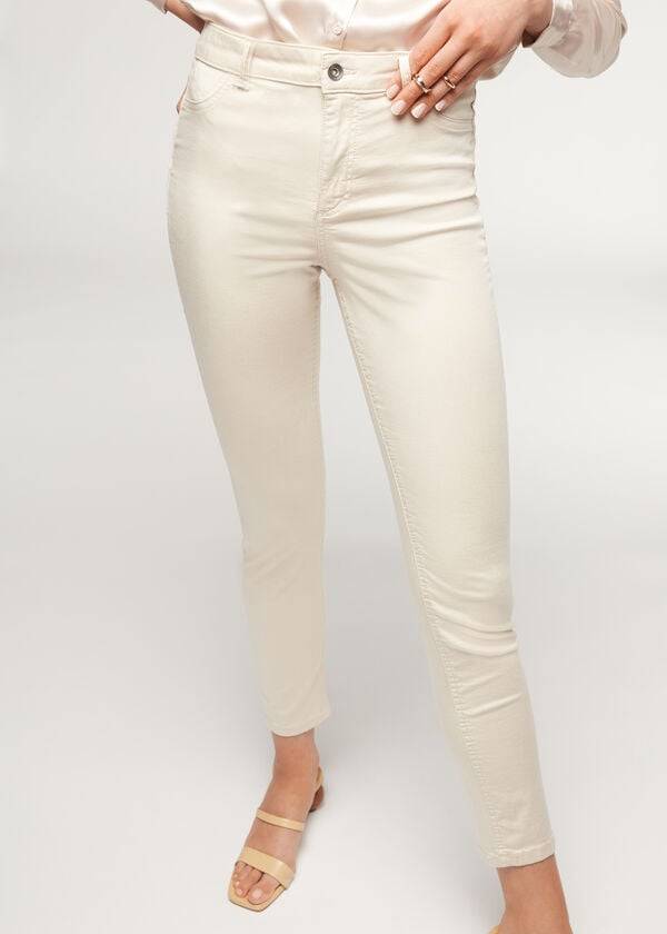 Calzedonia Eco Light Push Up Denim Jeans Dame Brune Beige | DK2580YU