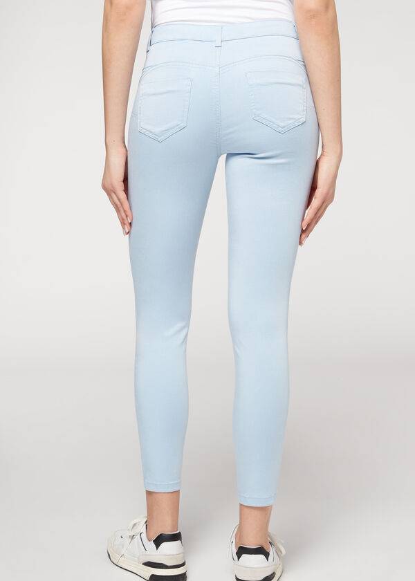 Calzedonia Eco Light Push Up Denim Jeans Dame Beige | DK2585QZ