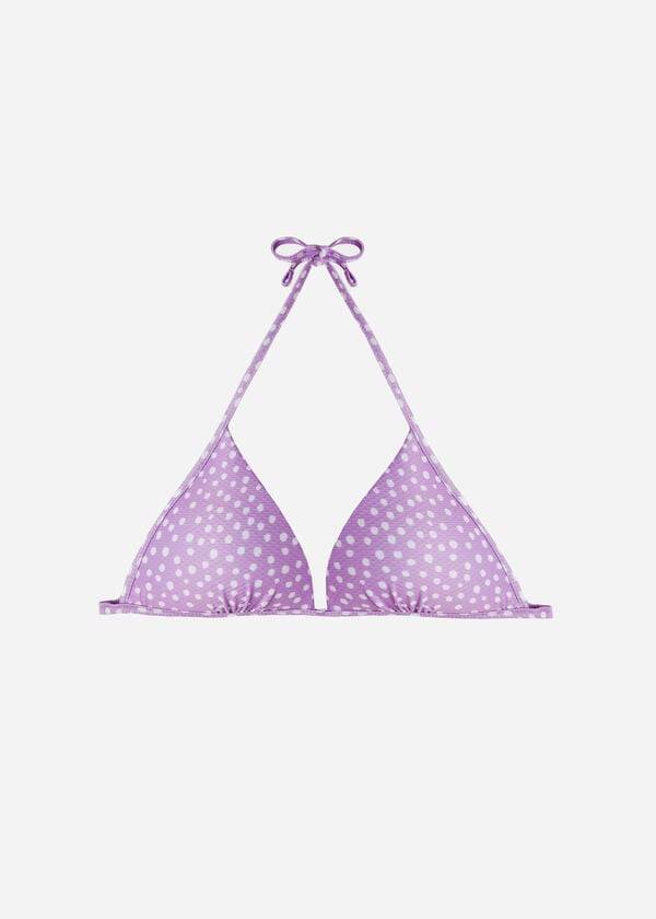 Calzedonia Fixed Triangle Cipro Bikini Toppe Dame Lilla | DK1714QZ