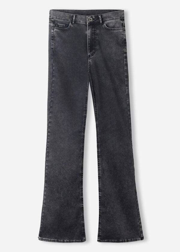 Calzedonia Flared Jeans Dame Grå | DK2595JJ