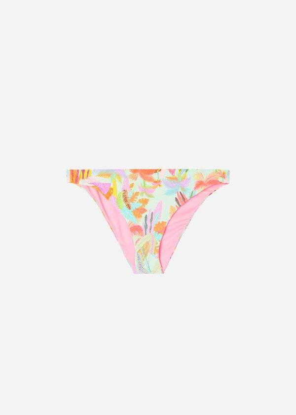 Calzedonia Foliage Tahiti Bikini Underdele Dame Grøn | DK1379RW