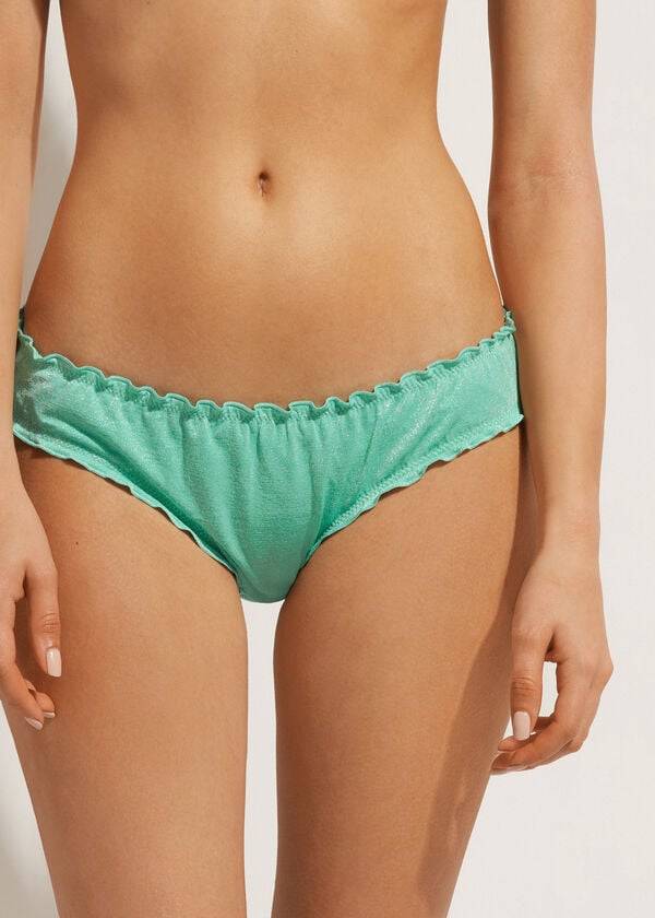 Calzedonia Formentera Bikini Underdele Dame Grøn | DK1381YU